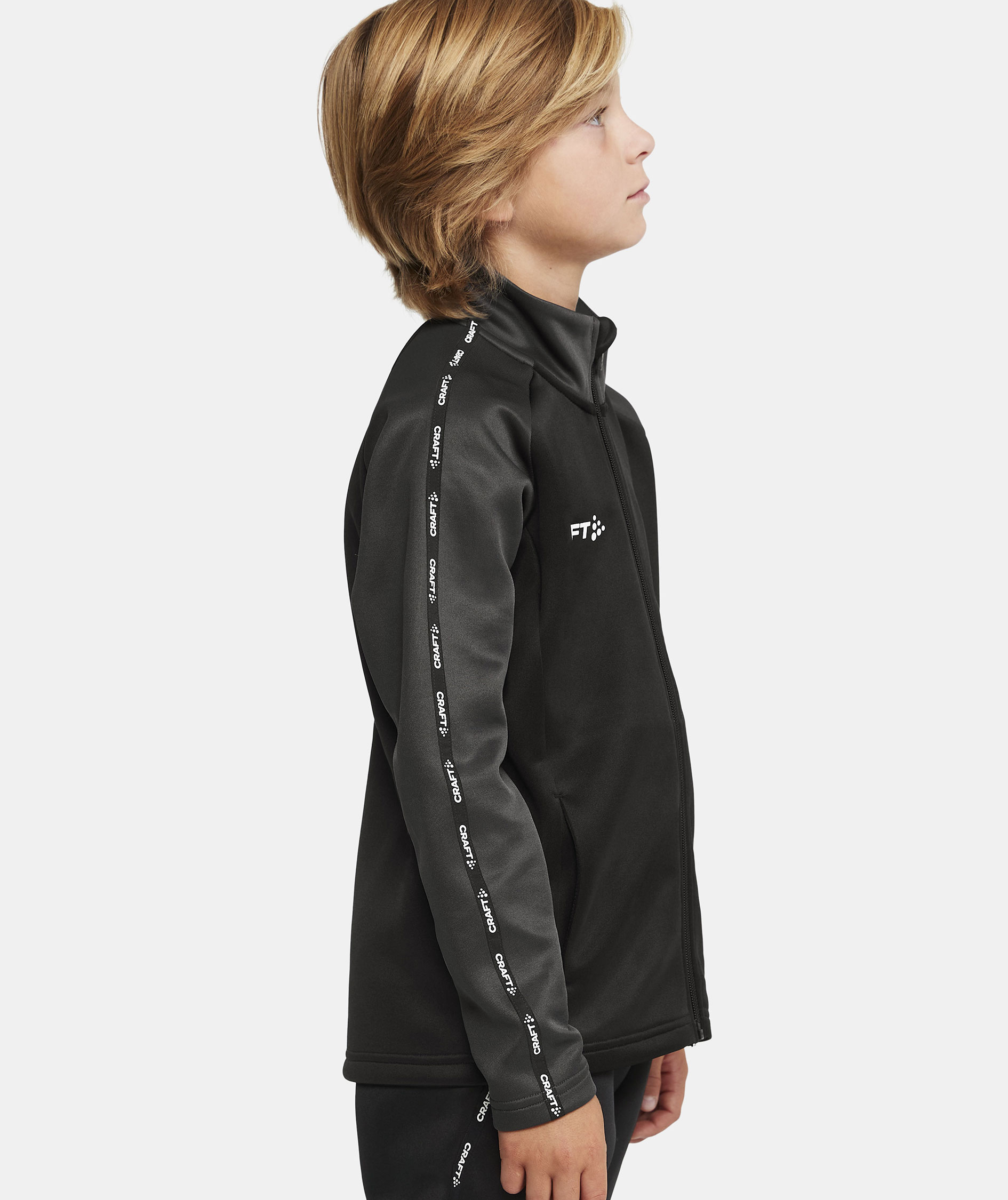 Craft Squad 2.0 cardigan till barn, Black/Granite, large image number 6