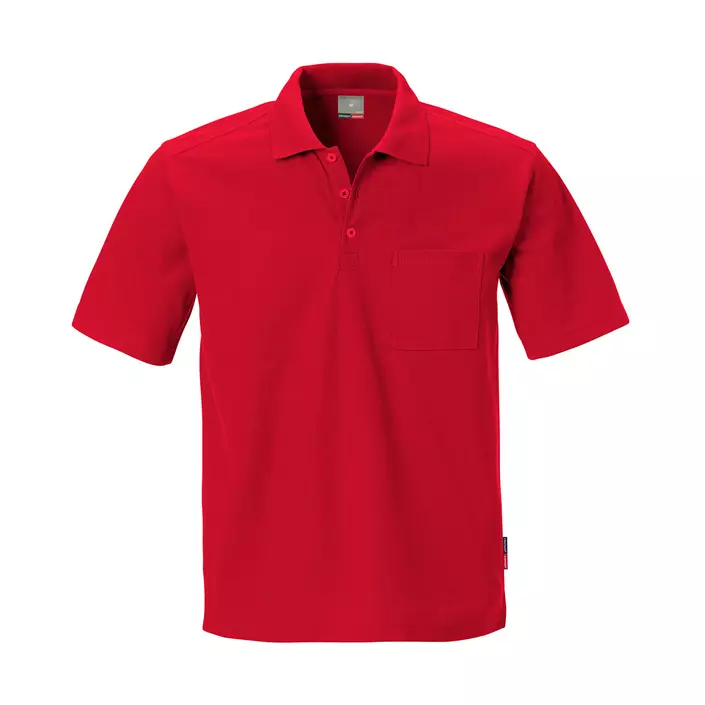 Kansas kortermet Polo T-skjorte, Rød, large image number 0