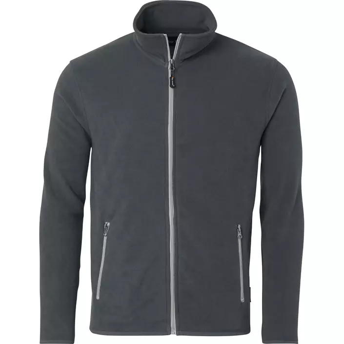 Top Swede fleece jacket 154, Dark Grey, large image number 0