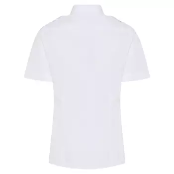 Angli Slim Fit short-sleeved women's pilot shirt, White