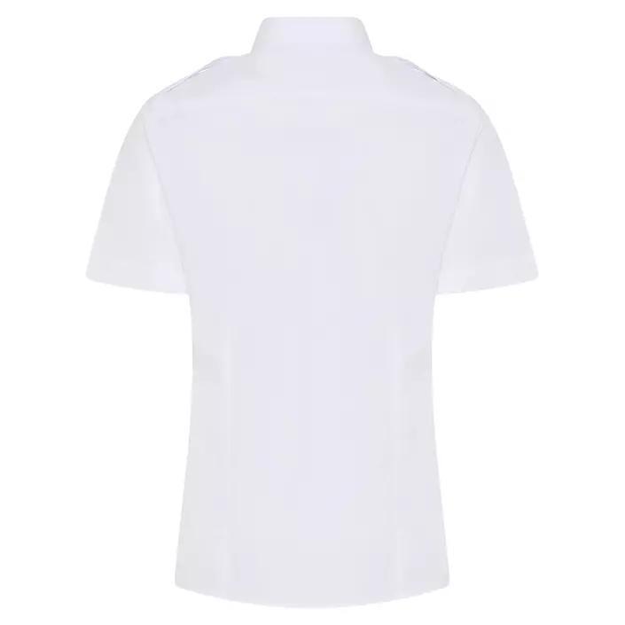 Angli Slim fit kortærmet dame pilotskjorte, Hvid, large image number 1