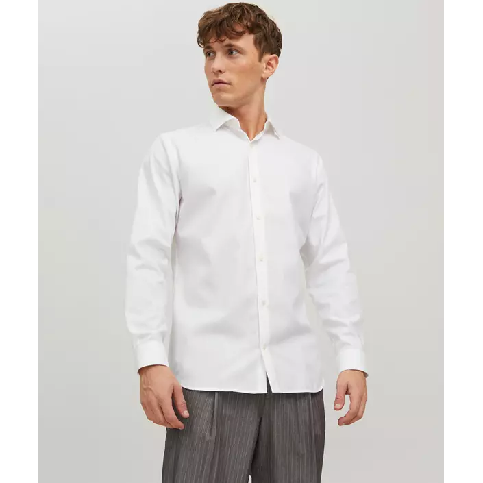 Jack & Jones Premium JPRBLAPARKER Slim fit skjorte, Hvid, large image number 1