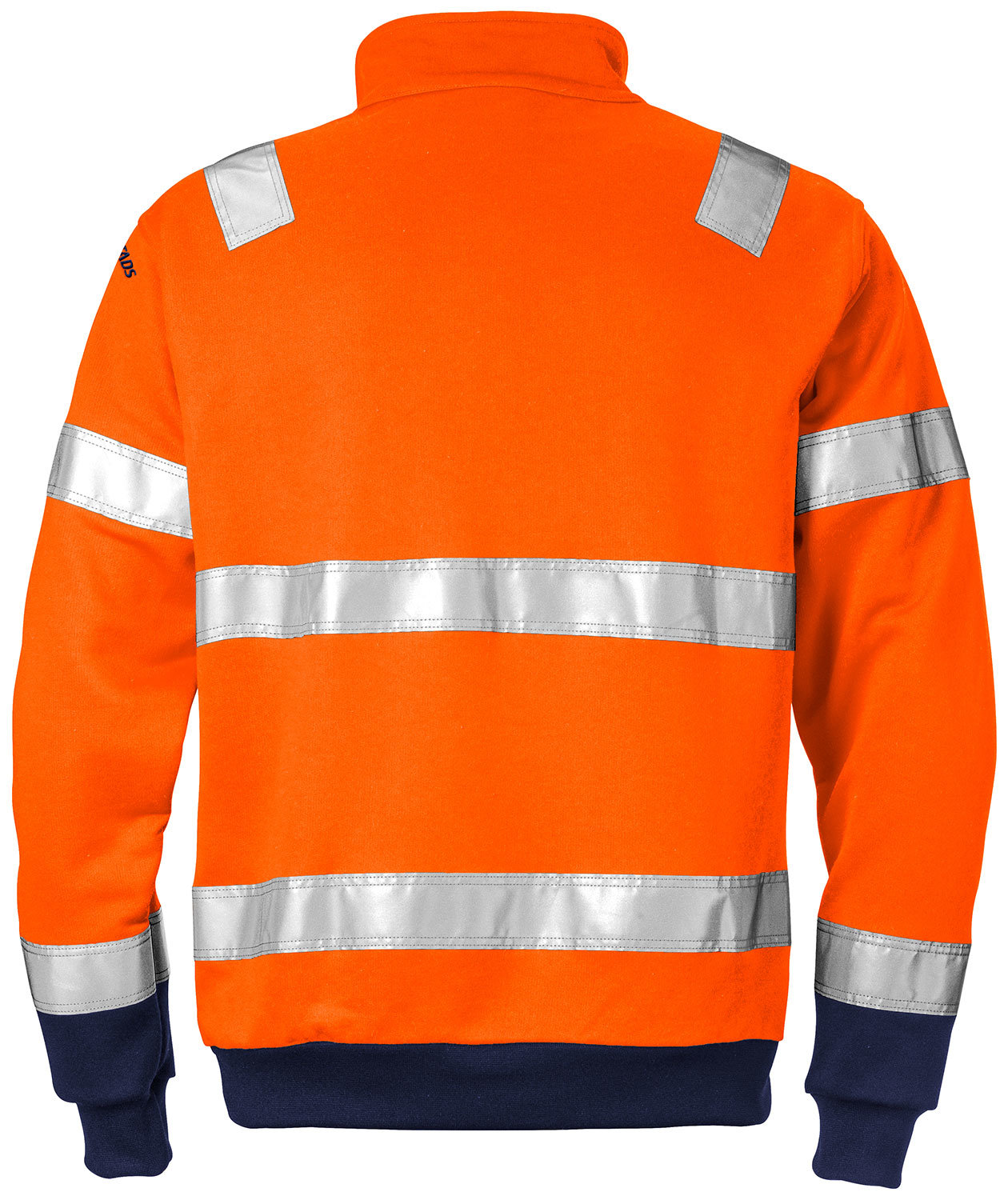 Fristads sweatshirt 728, Hi-vis Orange/Marine