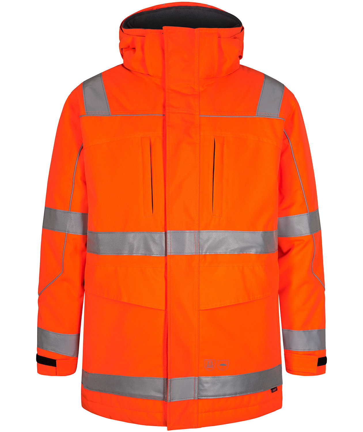 Engel parkas, Varsel Orange