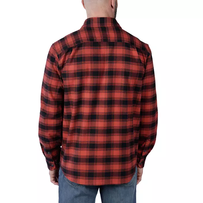 Carhartt  Midweight flannelskjorte, Red Ochre, large image number 3