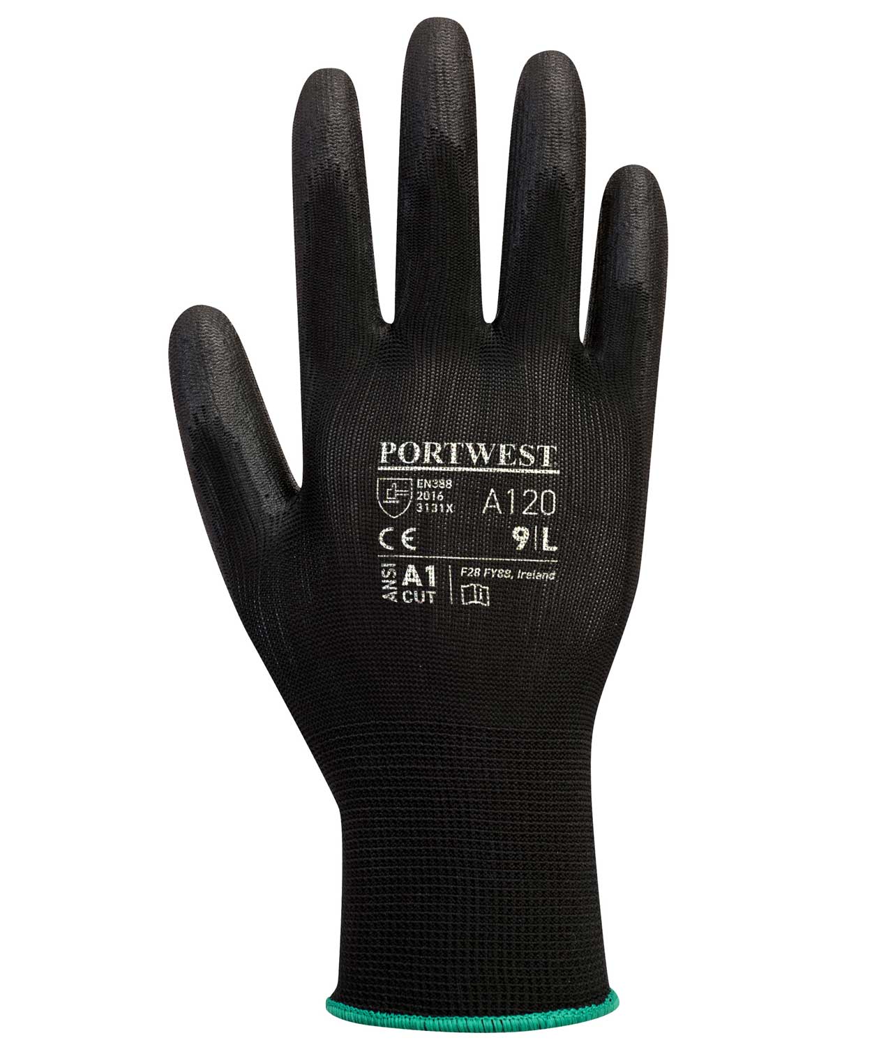 Portwest A120 arbetshandskar, Svart