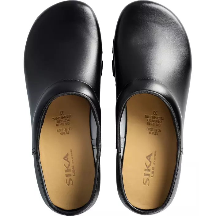 Sika Flex LBS clogs with heel cover O2, Black, large image number 3