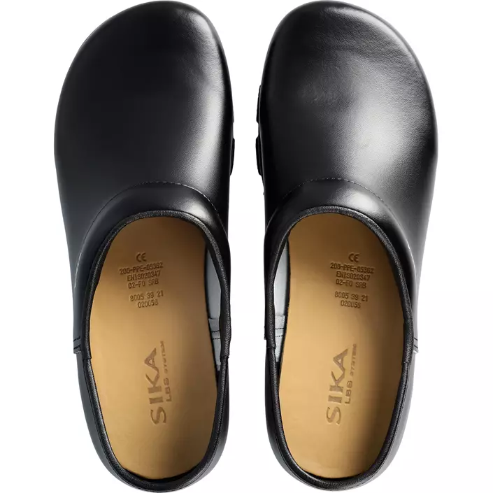 Sika Flex LBS clogs with heel cover O2, Black, large image number 3