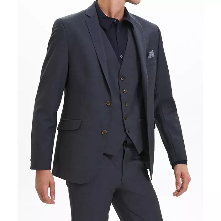 Sunwill Weft Stretch Modern fit vest, Charcoal, large image number 3