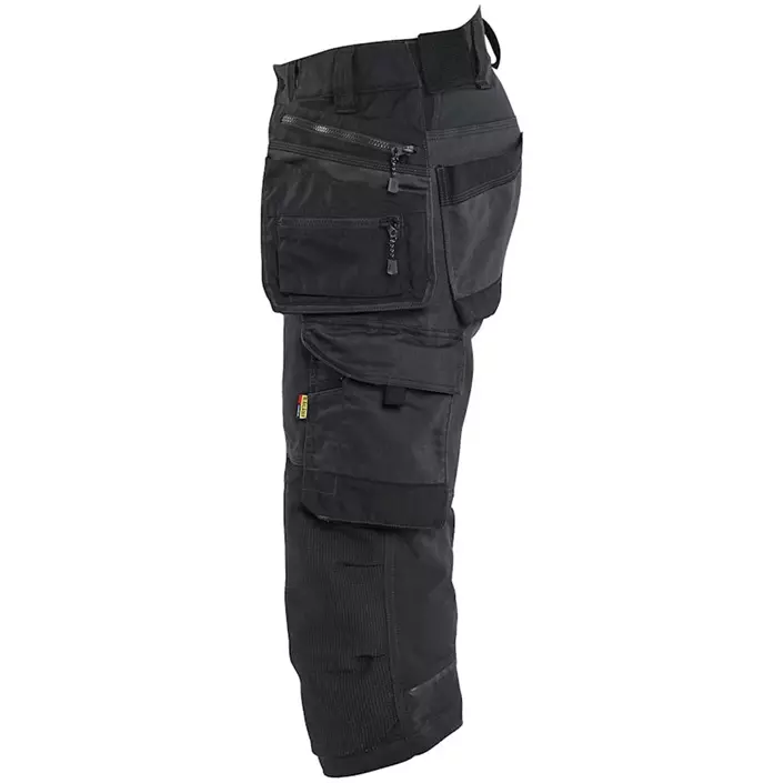 Blåkläder Striker 3/4-Handwerkerhose, Schwarz/Schwarz, large image number 3