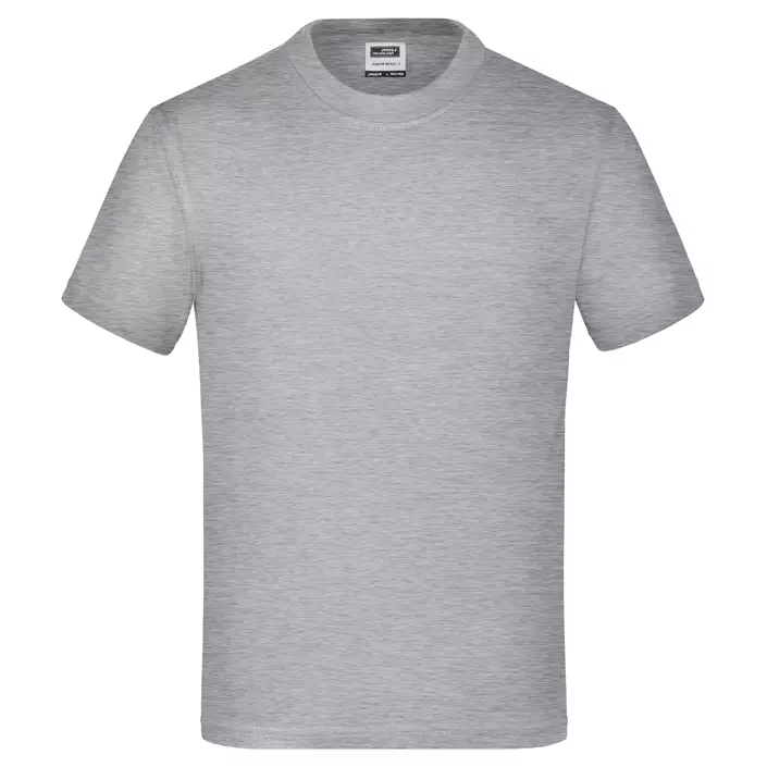 James & Nicholson Junior Basic-T T-shirt for barn, Grey-Heather, large image number 0