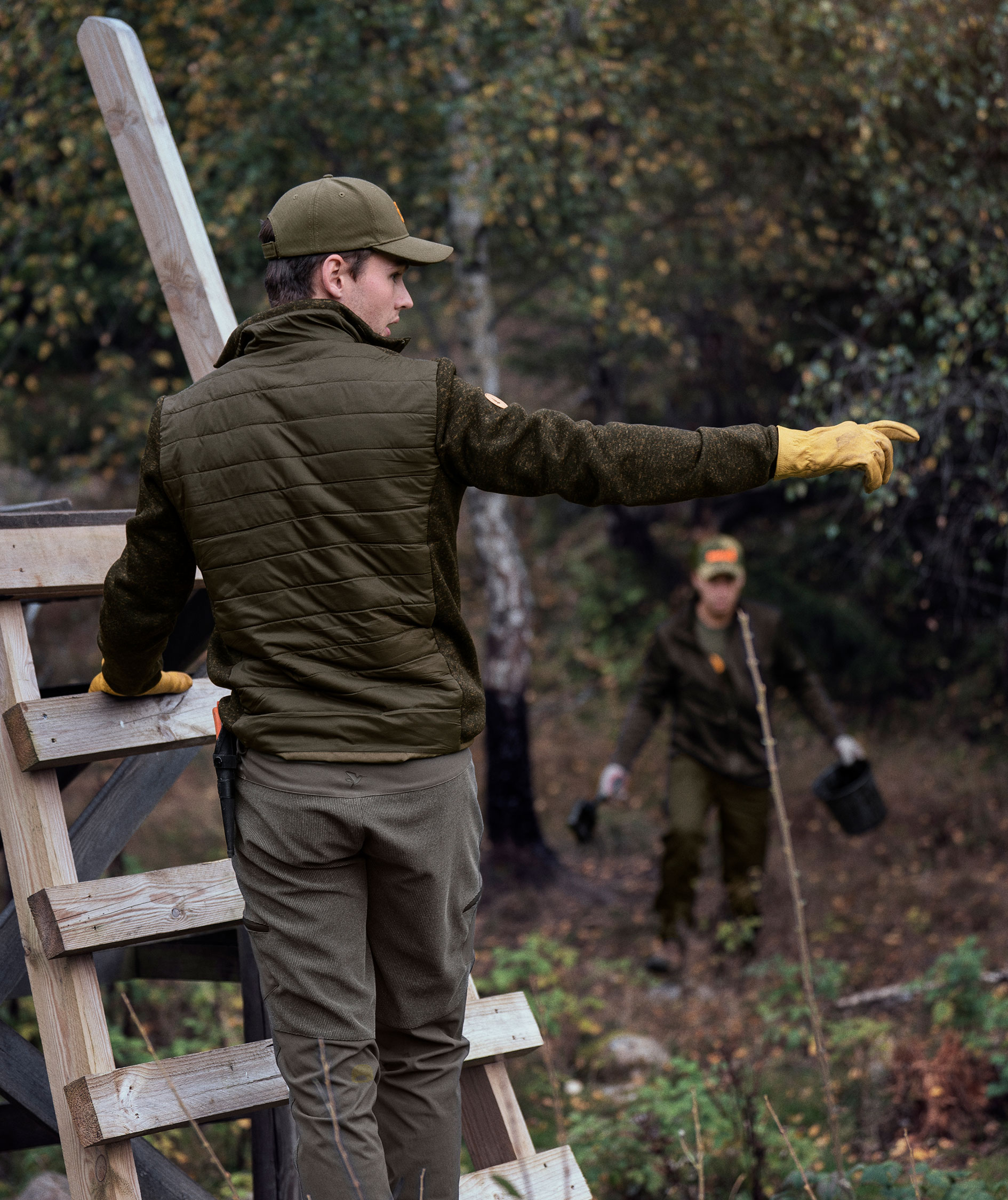 Seeland Theo hybrid jacket, Pine green