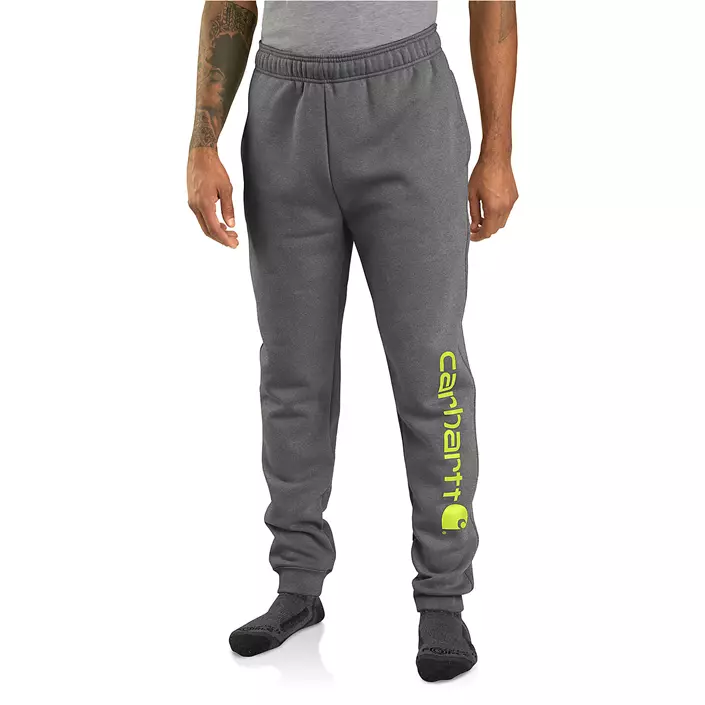 Carhartt Midweight Tapered Graphic Sweatpants, Carbon Heather, large image number 1
