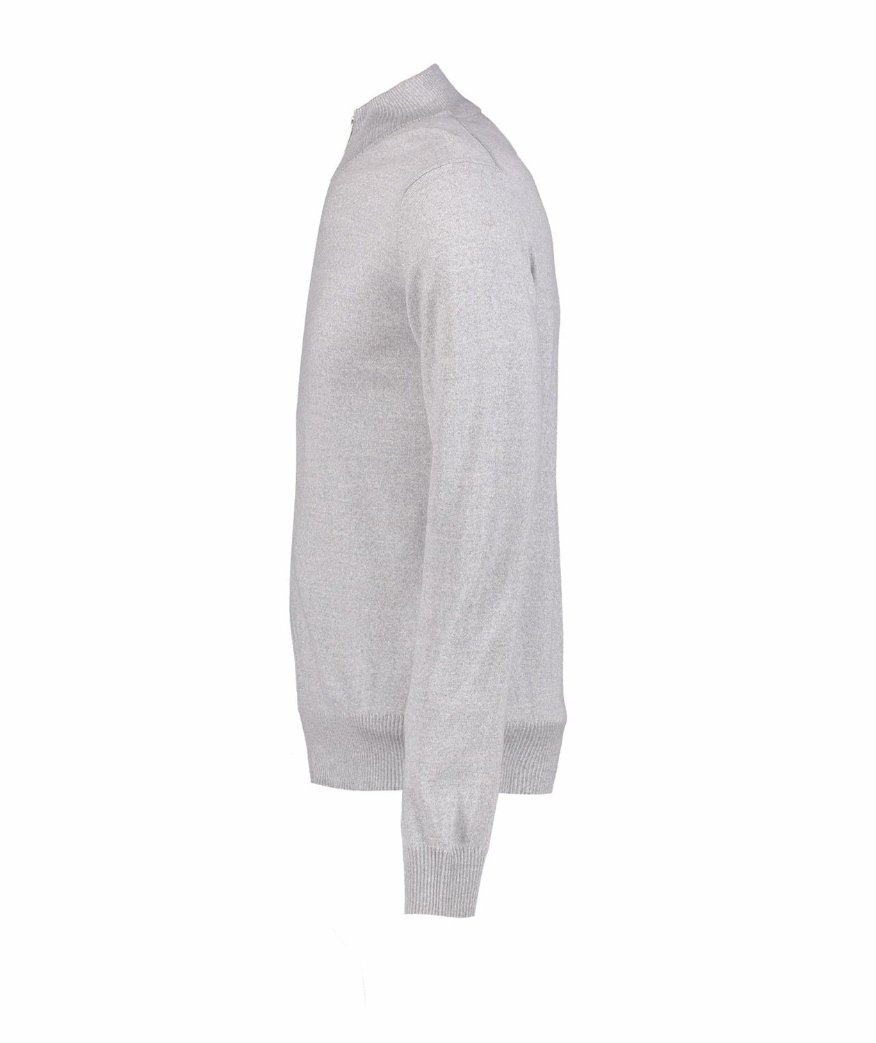 Seven Seas knitted Cardigan with merino wool, Light grey melange/Anthracite melane, large image number 2