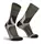 Worik 1235 Trekking Revolution socks, Anthracite/Olive/Black, Anthracite/Olive/Black, swatch