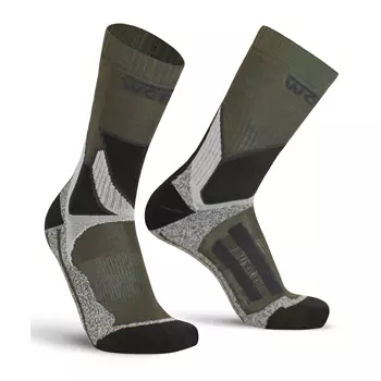 Worik 1235 Trekking Revolution socks, Anthracite/Olive/Black