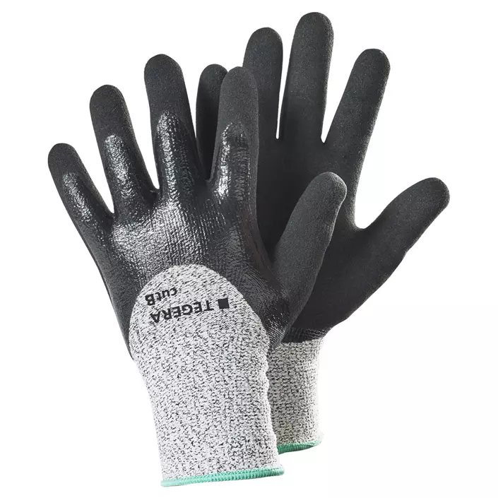 Tegera 441cut protection gloves Cut B, Black/Light Grey, large image number 0