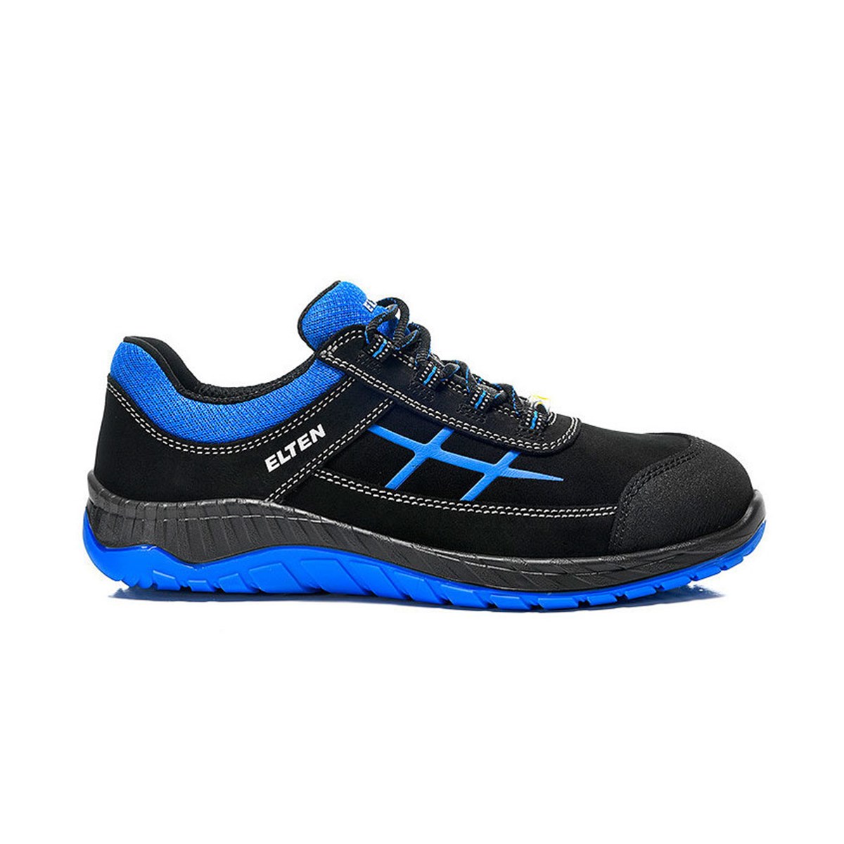 2nd quality product Elten Malvin Blue Low safety shoes S3, Black