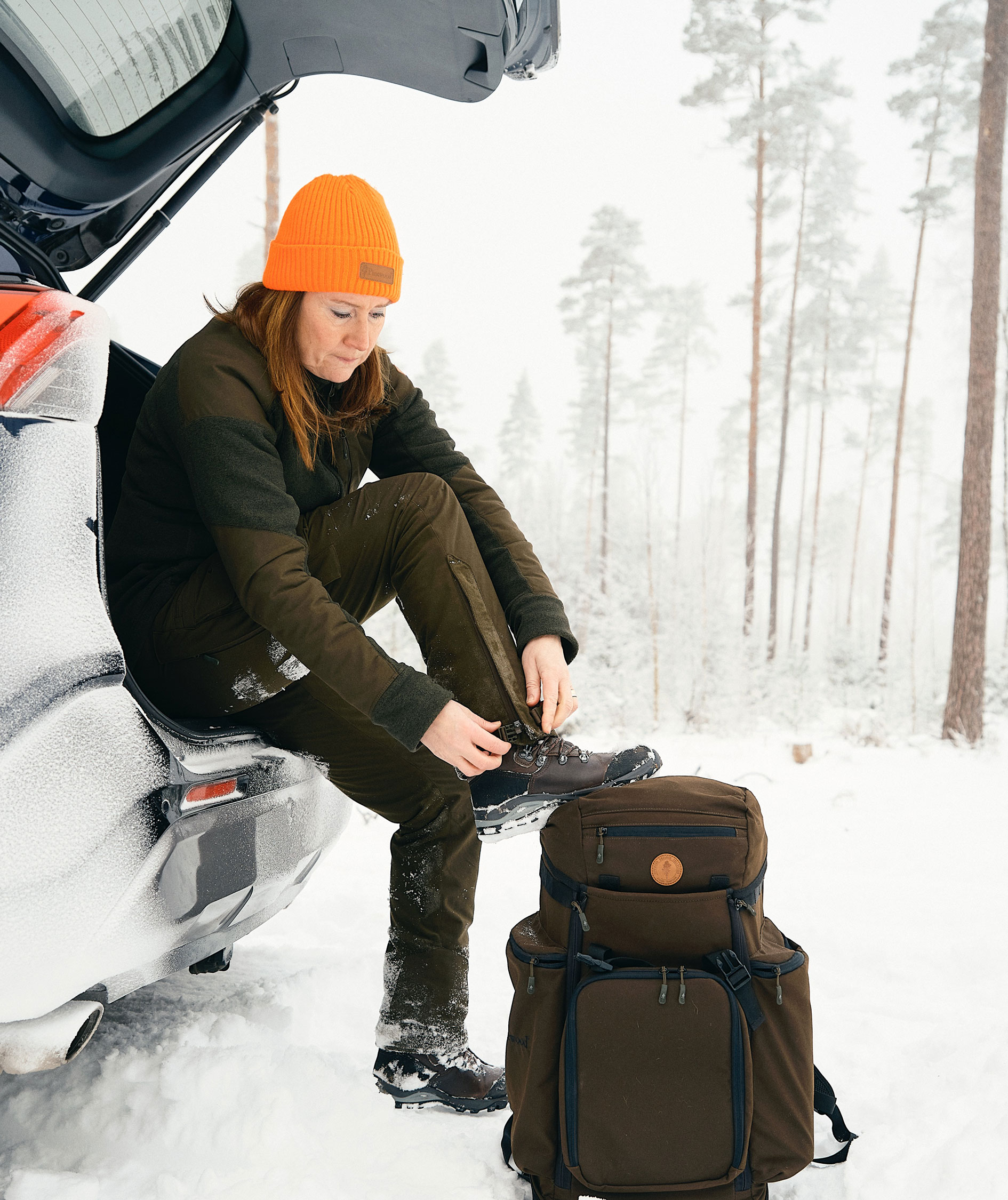 Pinewood&nbsp;Sm&aring;land Forest dame fleecejakke, Jagtgr&oslash;n, large image number 9