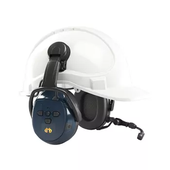 Hellberg Xstream MP høreværn til hjelmmontering, Blå/Sort