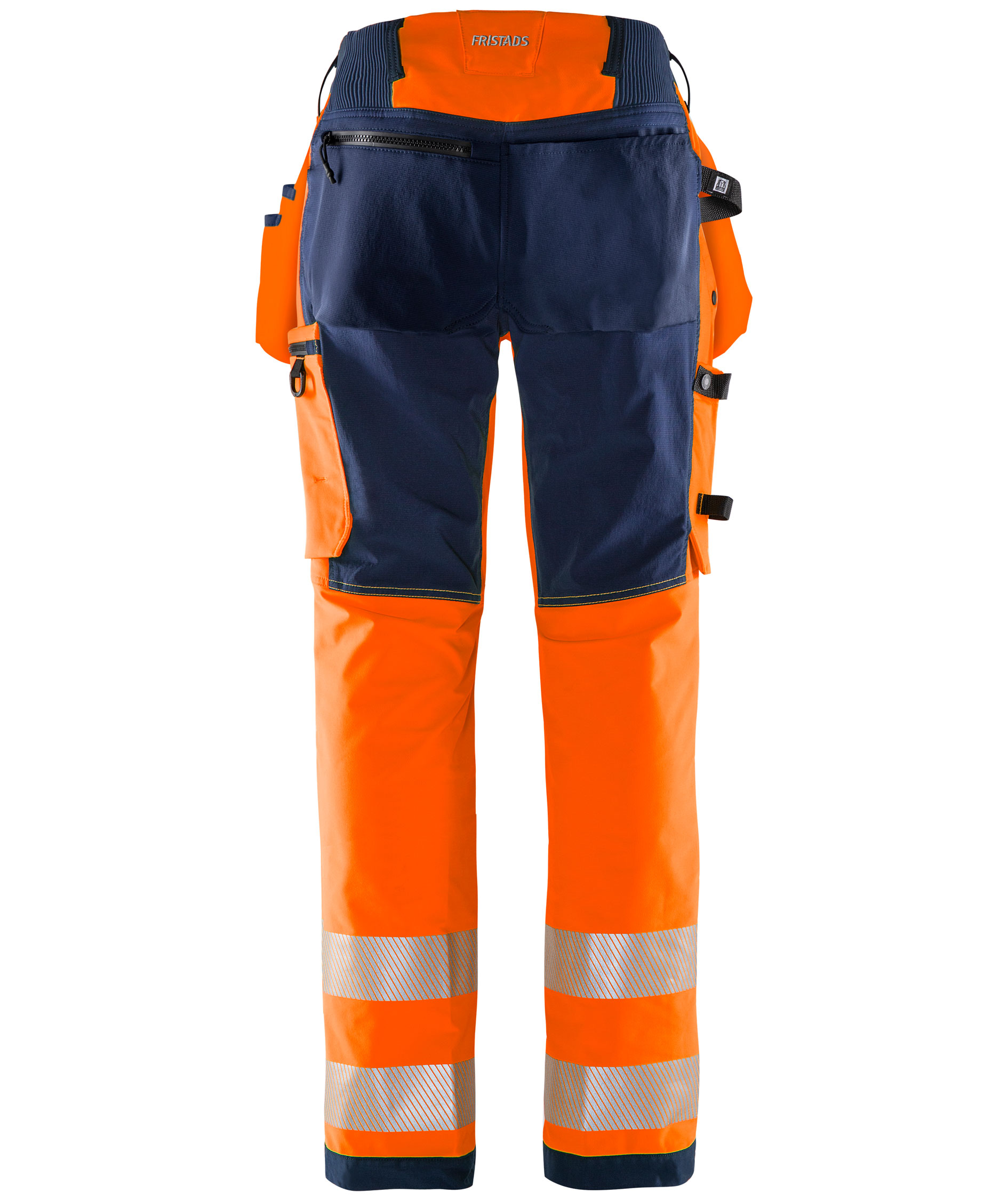 Fristads Green Damen Handwerkerhose 2664 GSTP full stretch, Hi-Vis Orange/Marine, large image number 1