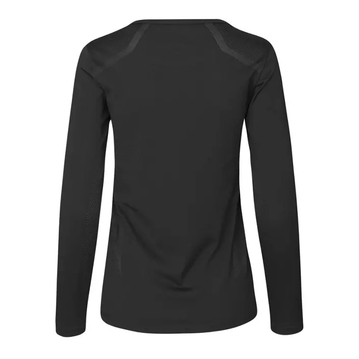 GEYSER seamless long-sleeved women's T-shirt, Black, large image number 2