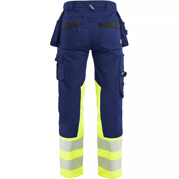 Blåkläder hantverksbyxa dam, Marin/Hi-Vis gul, large image number 1