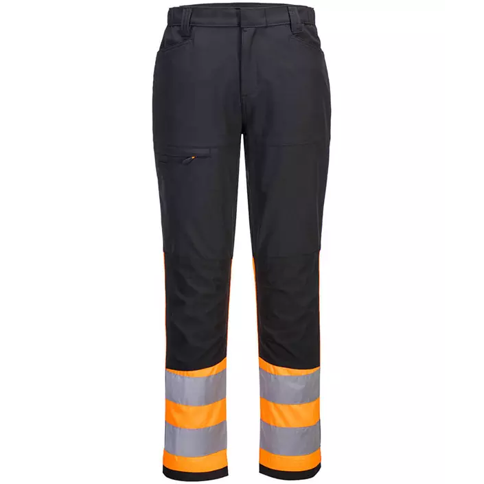 Portwest WX2 Eco service trousers, Hi-Vis Orange/Black, large image number 0
