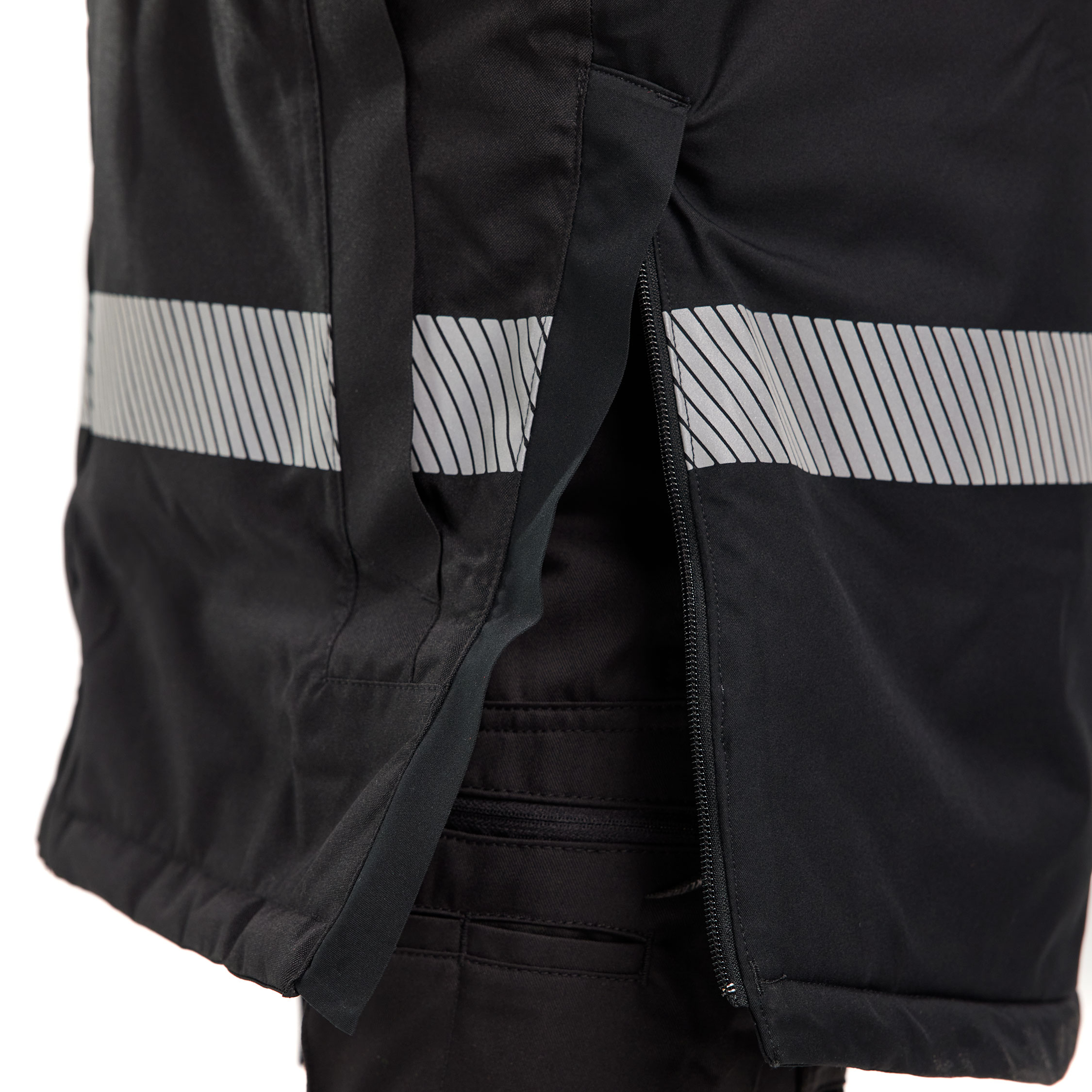 Bl&aring;kl&auml;der vinter parkas, Svart/Varselr&ouml;d, large image number 7