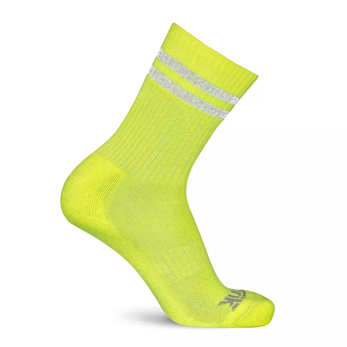 Worik Hi-Vis socks, Yellow, Yellow, large image number 0
