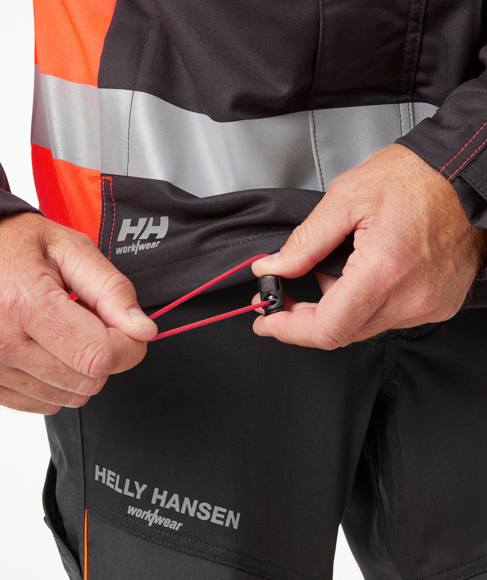Helly Hansen Alna 2.0 work jacket, Hi-vis Orange/charcoal, large image number 4