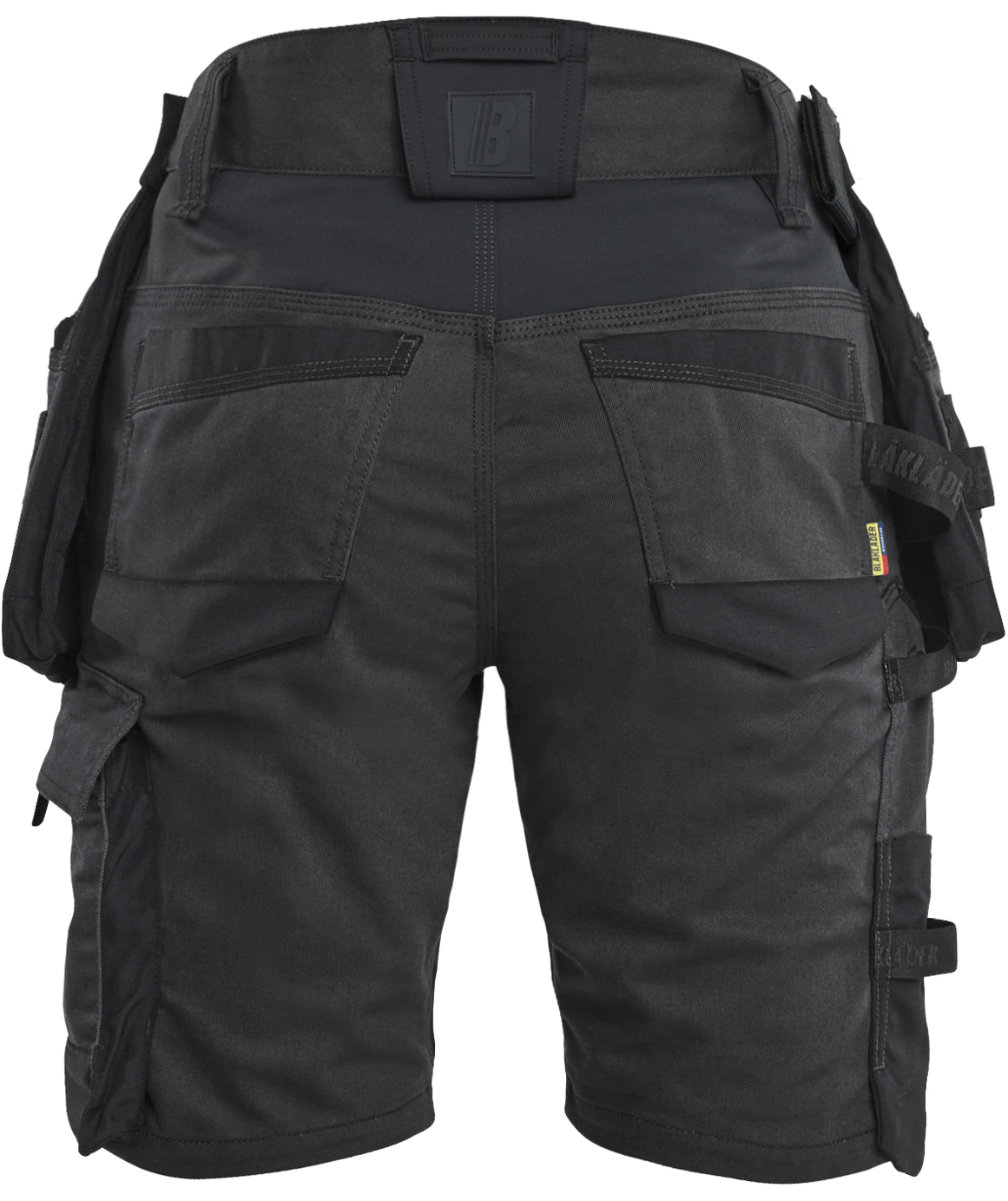 Bl&aring;kl&auml;der Striker hantverksshorts dam, Svart/Svart