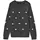 Vero Moda VMDOFFY INTARSIA dame striktrøje, Dark Grey Melange/White Hearts, Dark Grey Melange/White Hearts, swatch