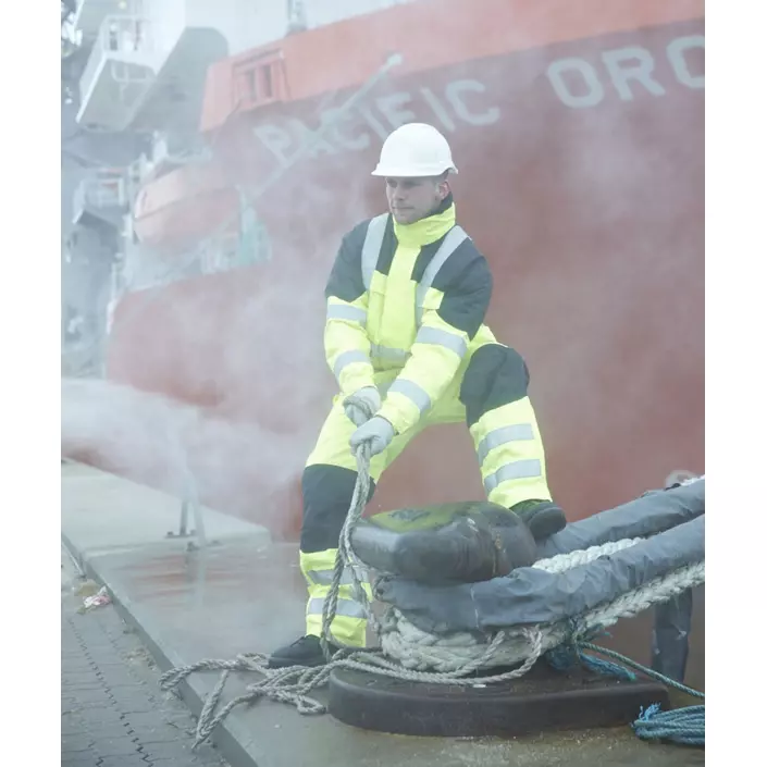 Lyngsøe Multinorm vinterjacka, Varsel Gul/Svart, large image number 1