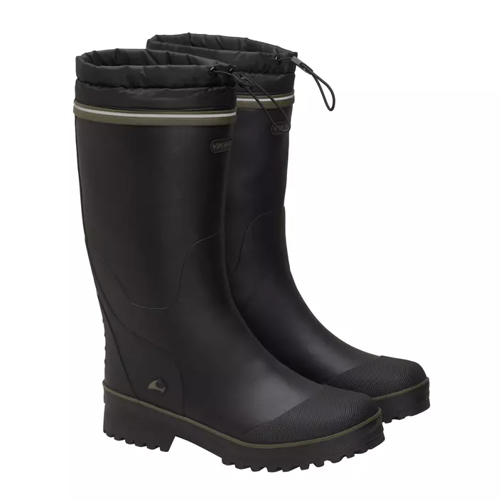 Viking Balder Warm II rubber boots, Black/Multi, large image number 2