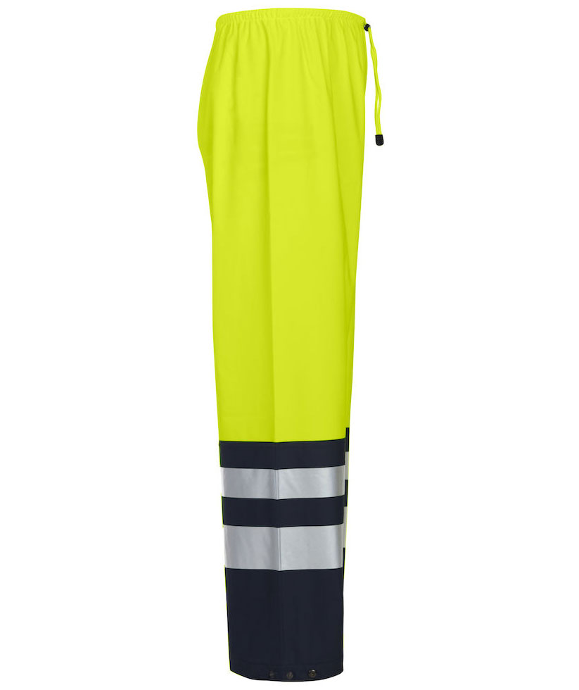 ProJob rain trousers 6504, Hi-vis Yellow/Black, large image number 3
