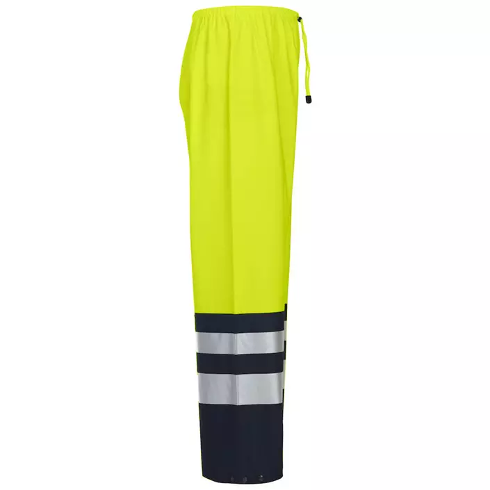 ProJob rain trousers 6504, Hi-vis Yellow/Black, large image number 3