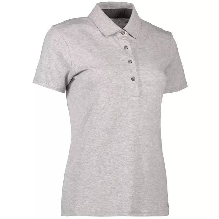 Seven Seas dame Polo T-skjorte, Light Grey Melange, large image number 2