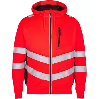 Engel Safety hoodie, Hi-vis Red/Black