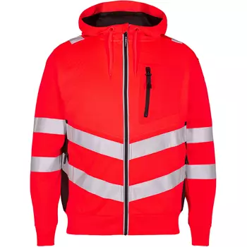 Engel Safety hoodie, Hi-vis Red/Black