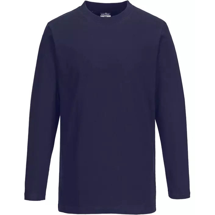Portwest long-sleeved T-shirt, Marine Blue, large image number 0