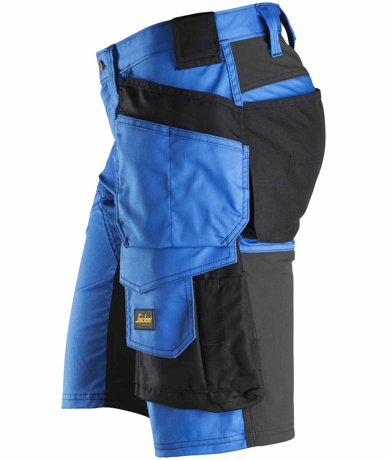 Snickers AllroundWork hantverksshorts 6141, Bl&aring;/Svart, large image number 4