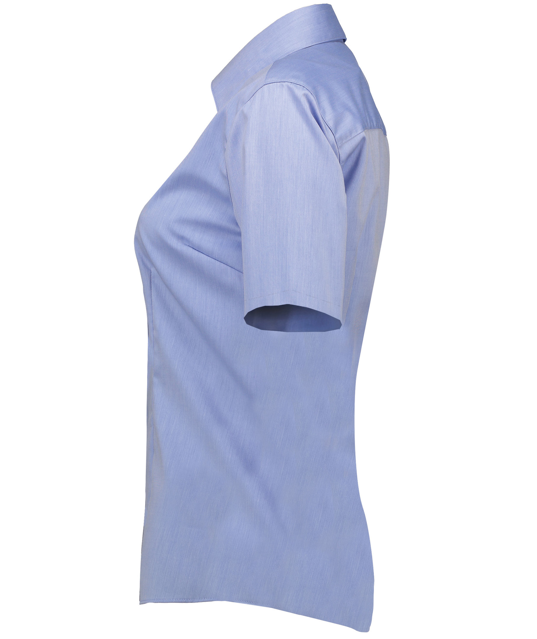 Seven Seas Fine Twill kort&aelig;rmet Modern fit  dameskjorte, Lys Bl&aring;, large image number 3