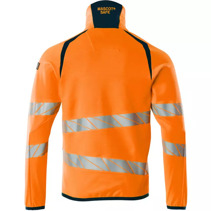 Mascot Accelerate Safe fleece jacket, Hi-Vis Orange/Dark Marine, large image number 1