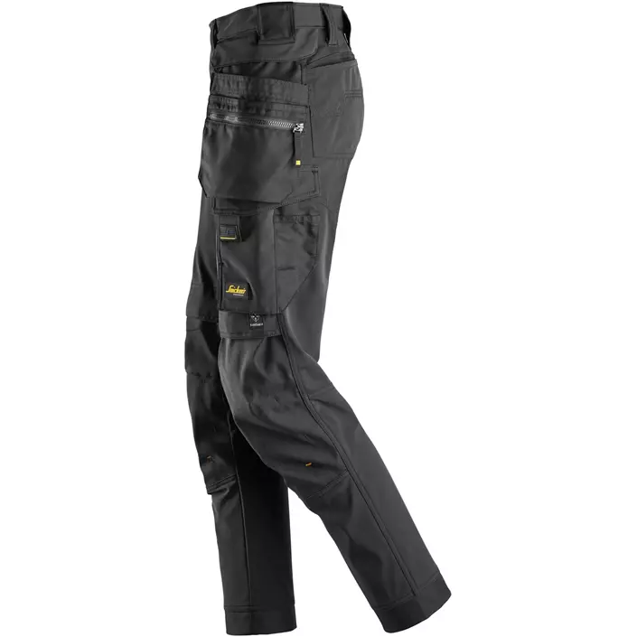 Snickers AllroundWork hantverksbyxa 6775 full stretch dam, Black, large image number 3