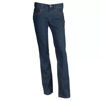 Nybo Workwear Twiggy dame jeans, Mørkeblå Denim