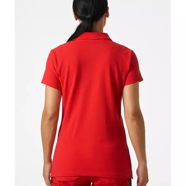Helly Hansen Classic dame polo T-shirt, Alert red, large image number 3