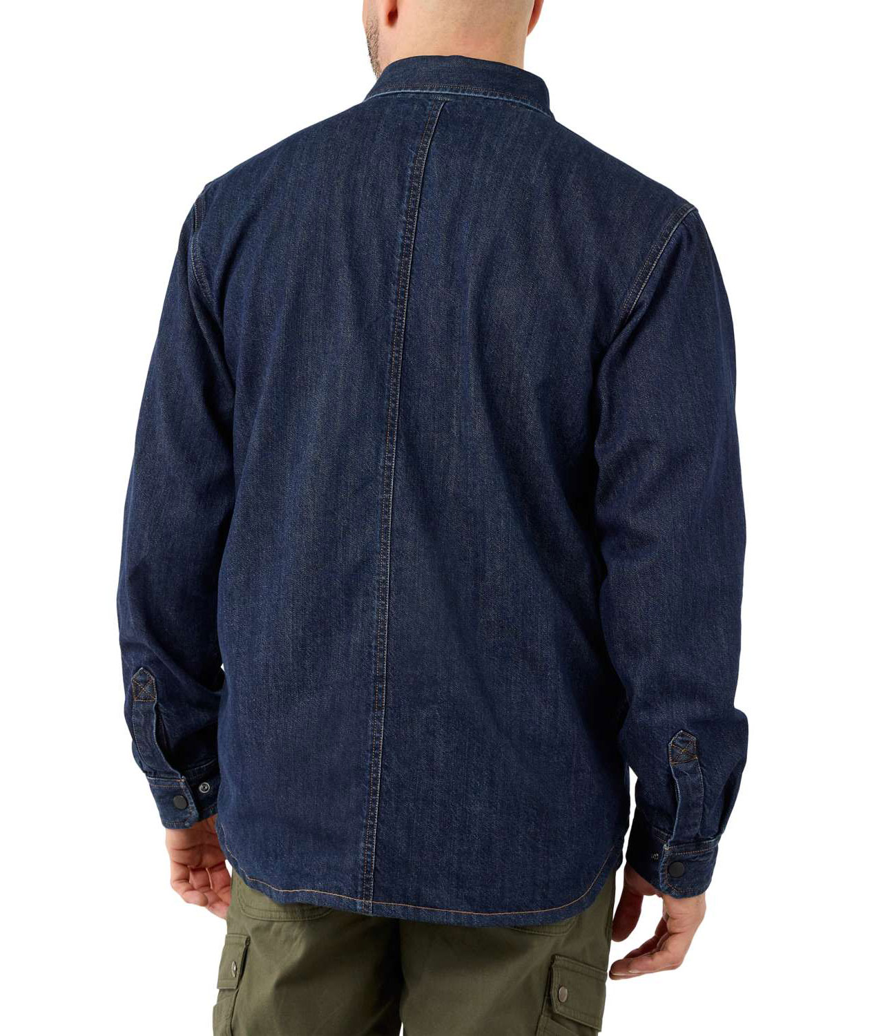 Carhartt denim skjorta fleecefodrad, Glacier, large image number 2