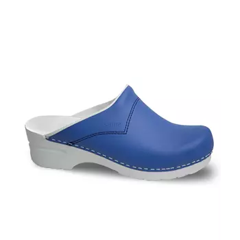 Sanita Pastel women's clogs without heel cover, Blue