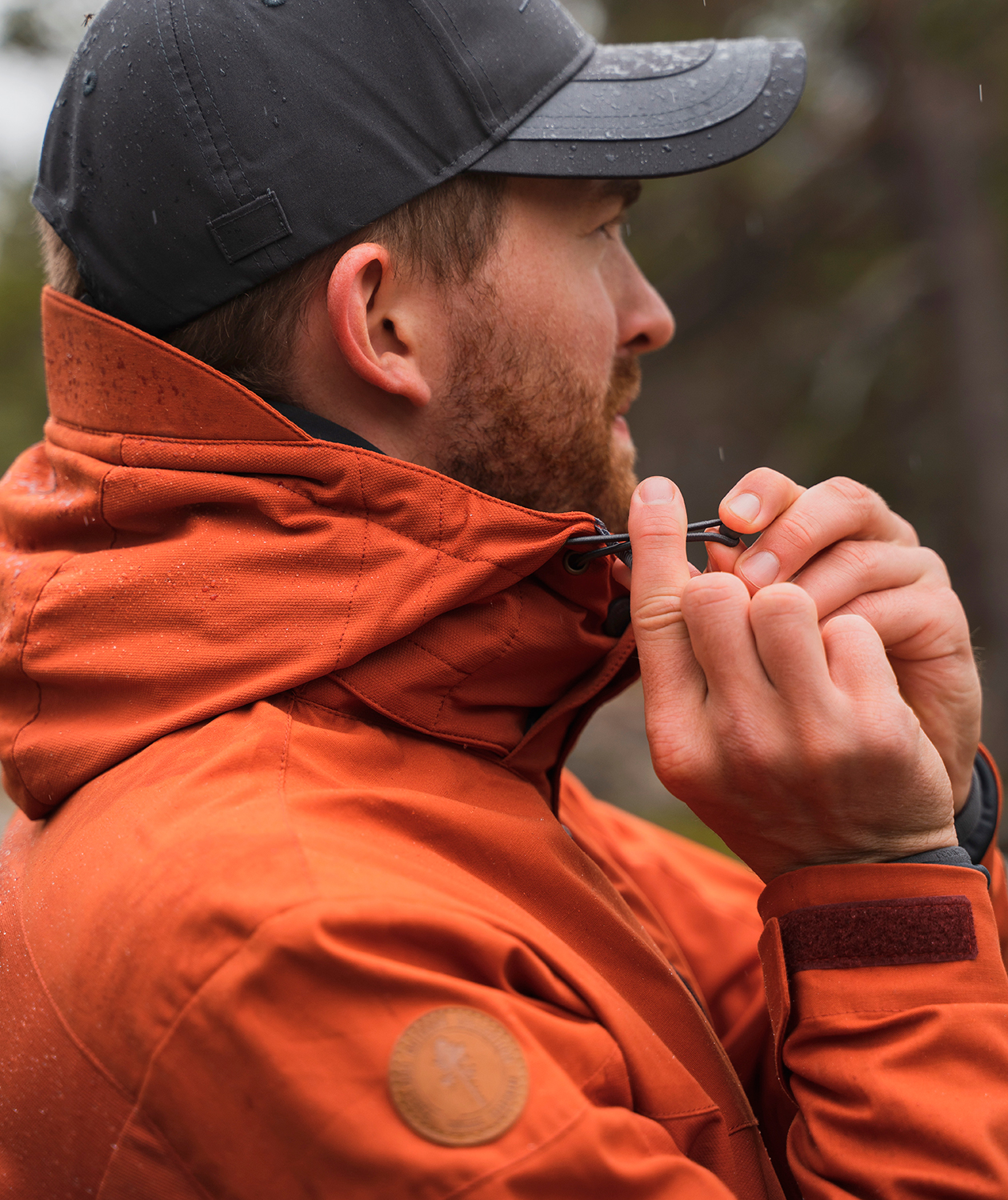 Pinewood Finnveden Hybrid friluftsjakke, Terracotta, large image number 3